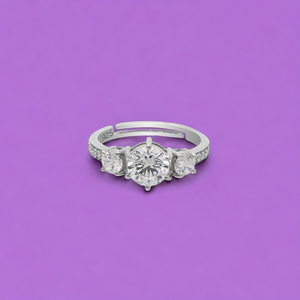 Timeless Prong-Set Promise Gem Ring