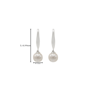 Stunning Splendor Pearl Drop Earrings