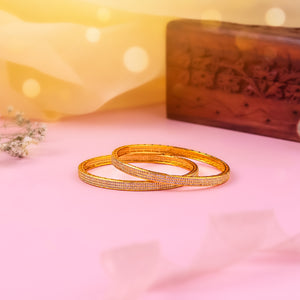 Glimmering Blush Bangle