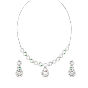 Gleaming Orbit Necklace Set