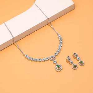 Verdant Bloom Necklace Set