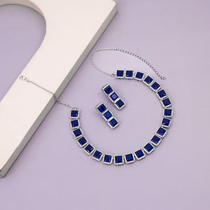 Blue Enchantment Splendor Necklace Set