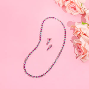 Ethereal Blossom Ensemble Necklace Set