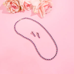 Ethereal Blossom Ensemble Necklace Set
