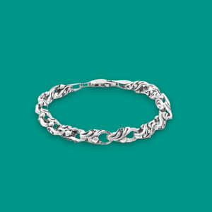 Men's Sterling Silver Chic Cable Chain Bracelet - The Best Office Wear Jewel