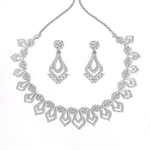 Serene Snowfall Necklace Set
