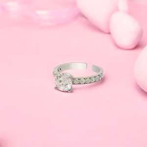 Versatile Promise Prong-Set Zircon Ring