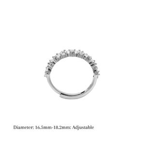 Bold Marquise Sparkle Adjustable Ring