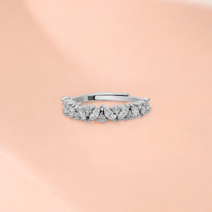 Bold Marquise Sparkle Adjustable Ring