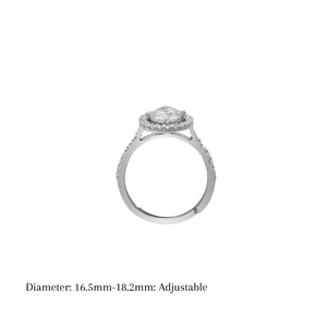 Radiant Sun Gem-Studded Adjustable Ring