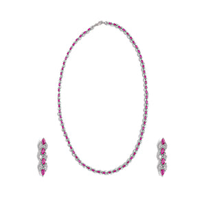 Ethereal Blossom Ensemble Necklace Set