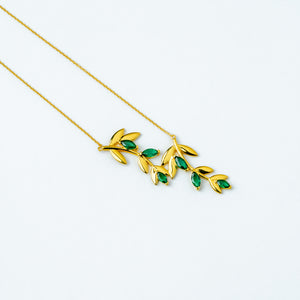 Sterluv's Sterling Silver Elysian Leaf Vine For Women - Ideal for Festivity, Celebrations & Parties