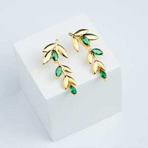 Sterluv's Sterling Silver Emerald Canopy For Women - Ideal for Festivity, Celebrations & Parties