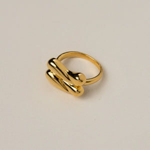 Sculpted Mirage Gold Ring
