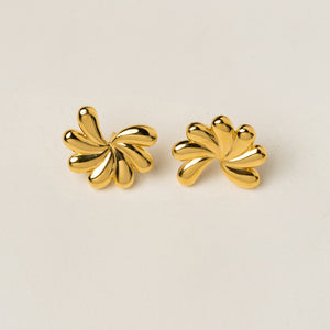 Fleur Essence Gold Studs