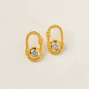 Allure Loop Gold Studs