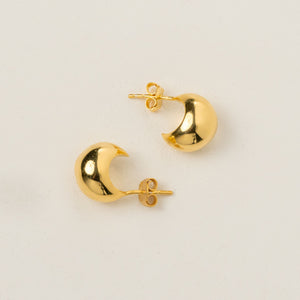 Aqua Essence Gold Earrings