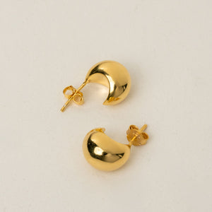 Aqua Essence Gold Earrings