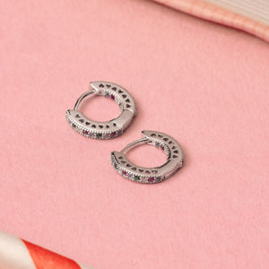 Prismatic Charm Hoops – Sterluv - Main Image