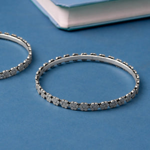 Petal Charm Bangle