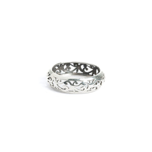 Sterluv's Unisex Sterling Silver Legacy Loop Band - Best for Festivity, Celebrations & Parties