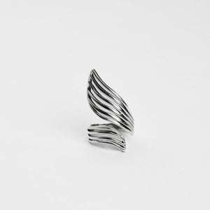 Sterluv's  Sterling Silver Feathered Reverie Ring For Women - Ideal for Festivity, Celebrations & Parties
