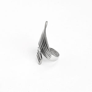 Sterluv's Sterling Silver Feathered Reverie Ring For Women - Ideal for Festivity, Celebrations & Parties