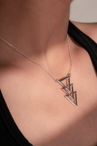Triumph Triangle Necklace