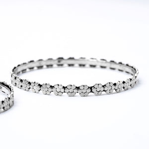 Petal Charm Bangle