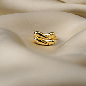 Sculpted Mirage Gold Ring