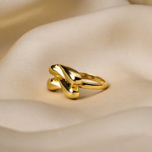 Sculpted Mirage Gold Ring