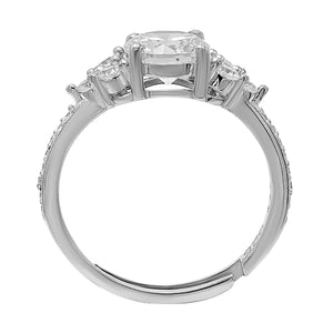 Majestic Gem-Studded Promise Ring