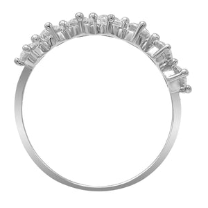 Stunning Prong style Round Zircon Ring