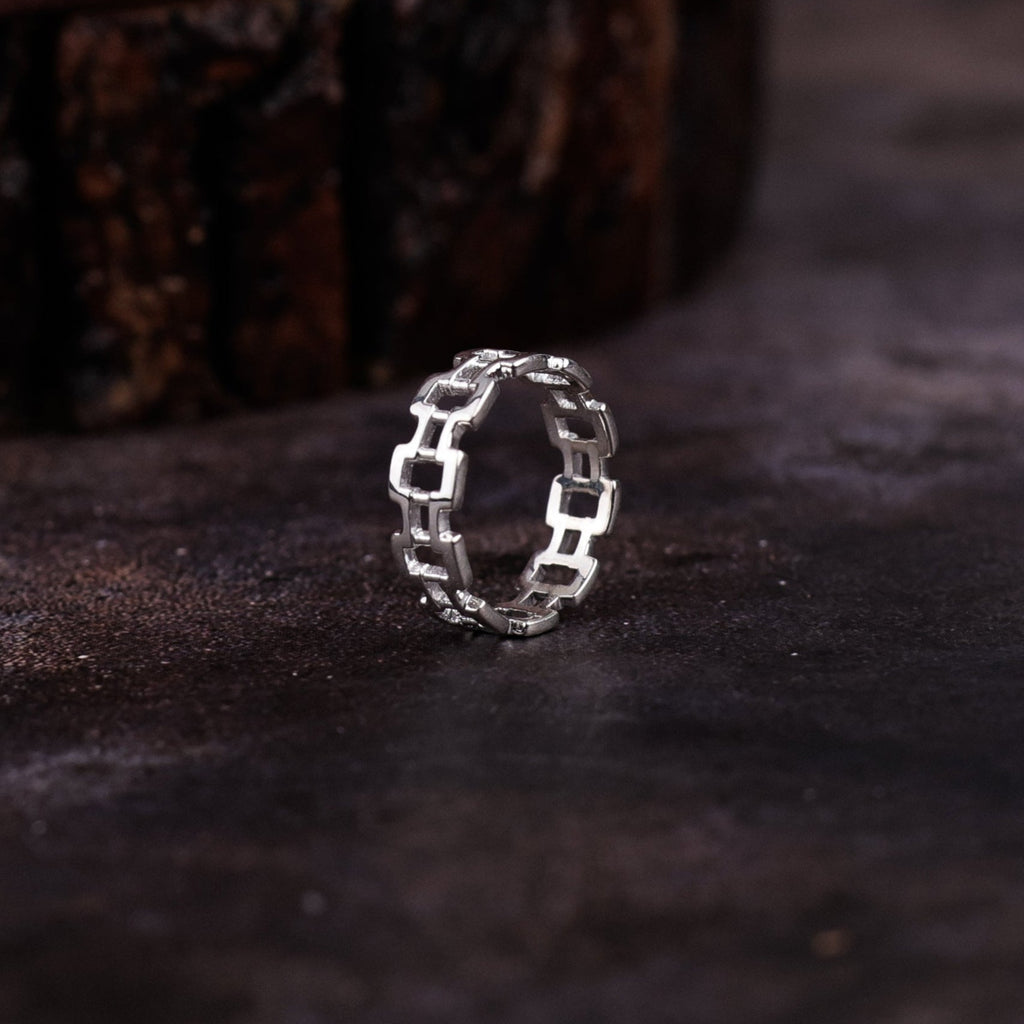 Quadrant Band Ring – Sterluv
