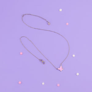 Cheerful Pink Bloom Necklace
