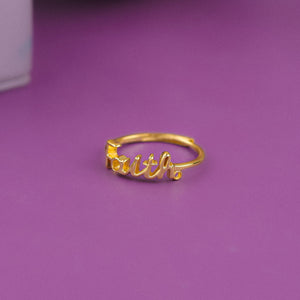 Divine Faith Embrace Ring