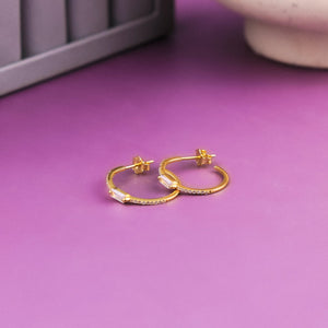 Glamour Beacon Hoop Earrings