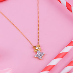 Daphne Charm Gold Necklace