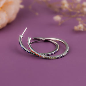 Colorwave Hoop Earrings