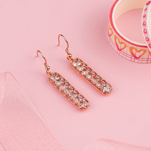 Crimson Web Earrings