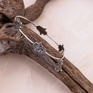 Sacred Hamsa Hand Bracelet