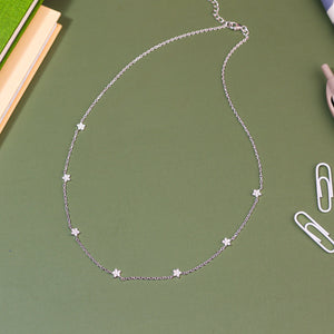 Floral Radiance Charm Necklace