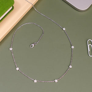 Floral Radiance Charm Necklace