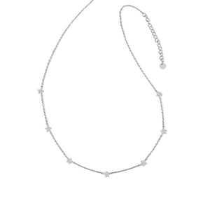 Floral Radiance Charm Necklace