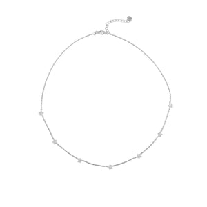 Floral Radiance Charm Necklace