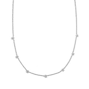Floral Radiance Charm Necklace