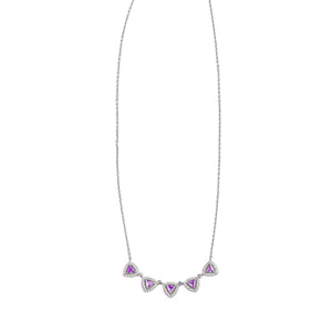 Stellar Trillon Charm Necklace