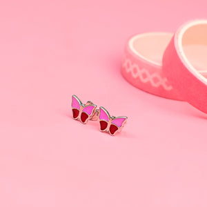 Whimsical Butterfly Stud Earrings