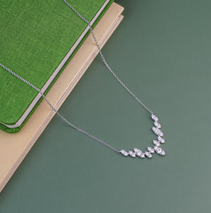 Glimmering Rhythm Jewel Necklace