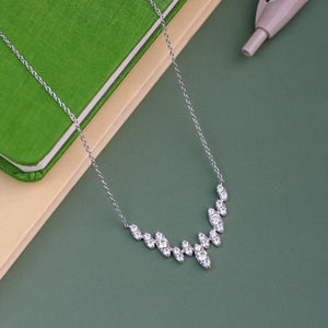 Glimmering Rhythm Jewel Necklace